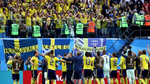 Cara Apik Swedia Tandai Laga ke-50 di Piala Dunia