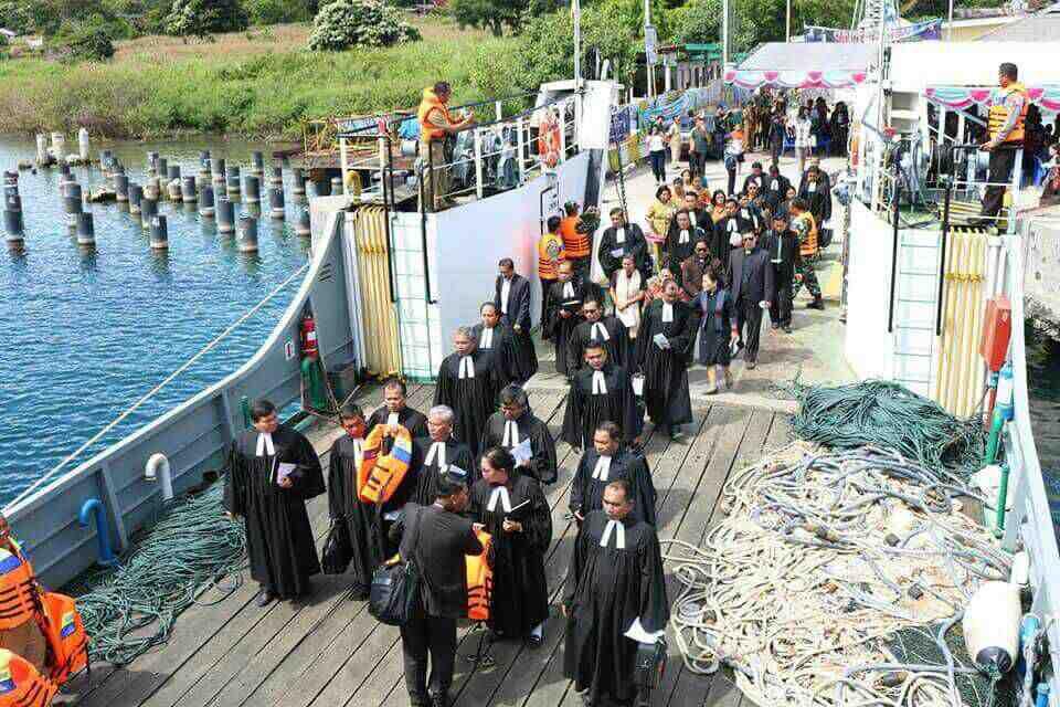 HKBP Gelar Acara Penguburan Jemaat Korban KM. Sinar Bangun