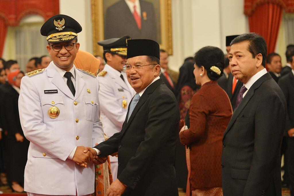 Anies Menumpang Mobil Kalla Hadiri Halalbihalal PBNU