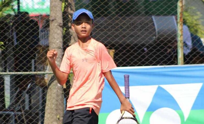 Sultan Kafi Delon Kampiun KU 14 Tahun Kejurnas Tenis Junior Detec Open 2018