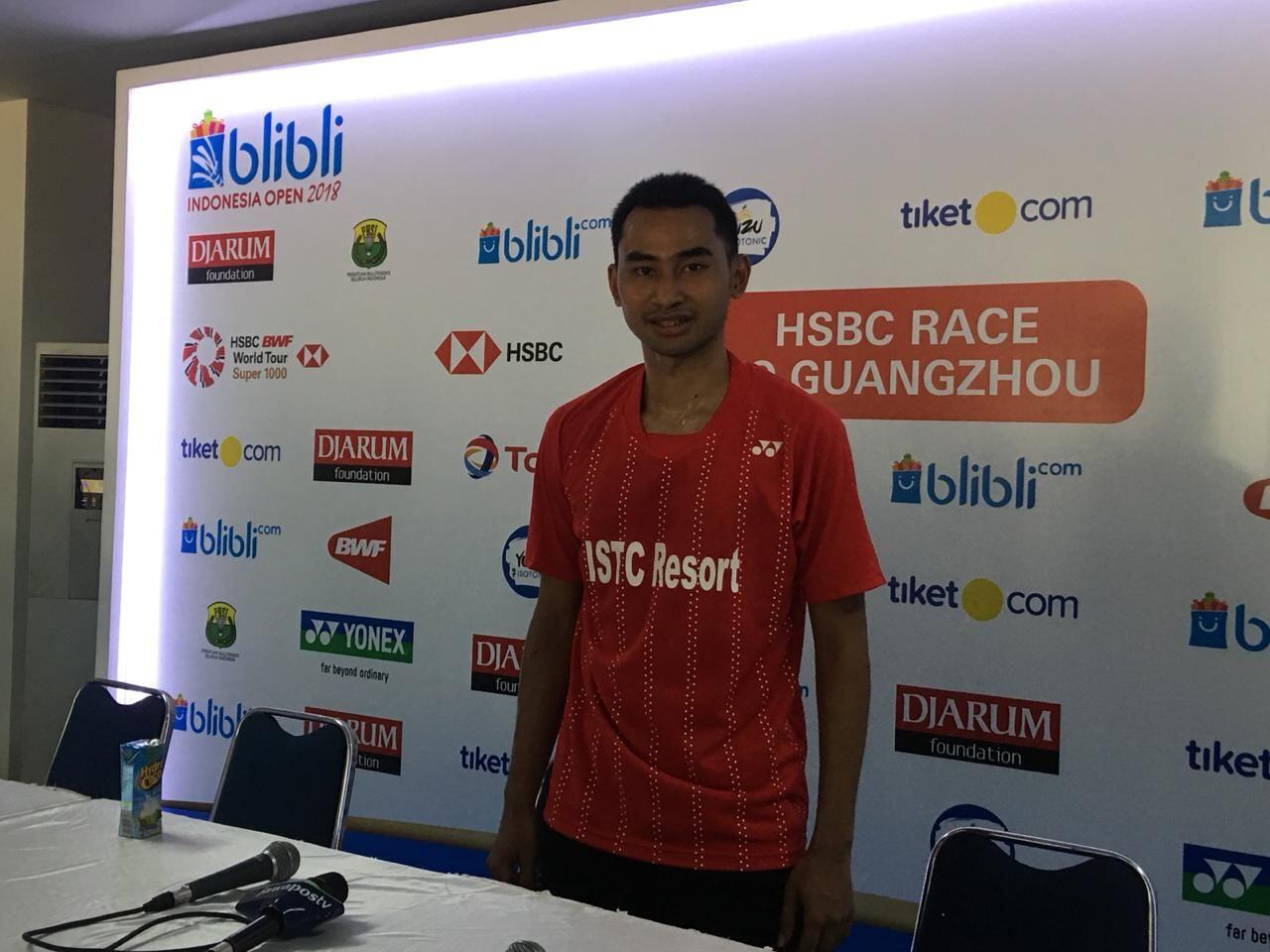 Meski Cedera, Tommy Sugiarto Siap Berikan Permainan Terbaik