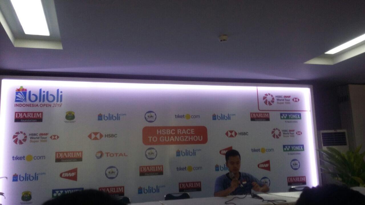 Maju ke Perempat Final, Ginting: Musuh Banyak Tertekan