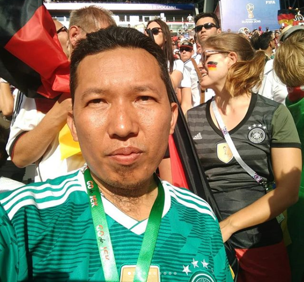 Kisah Driver Ojol Wujudkan Mimpi Nonton Piala Dunia di Rusia