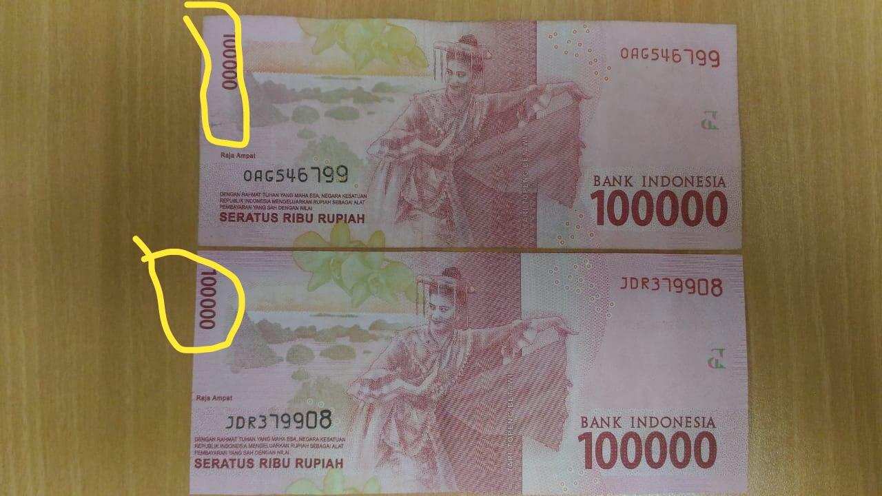 dapet uang misprint dari atm