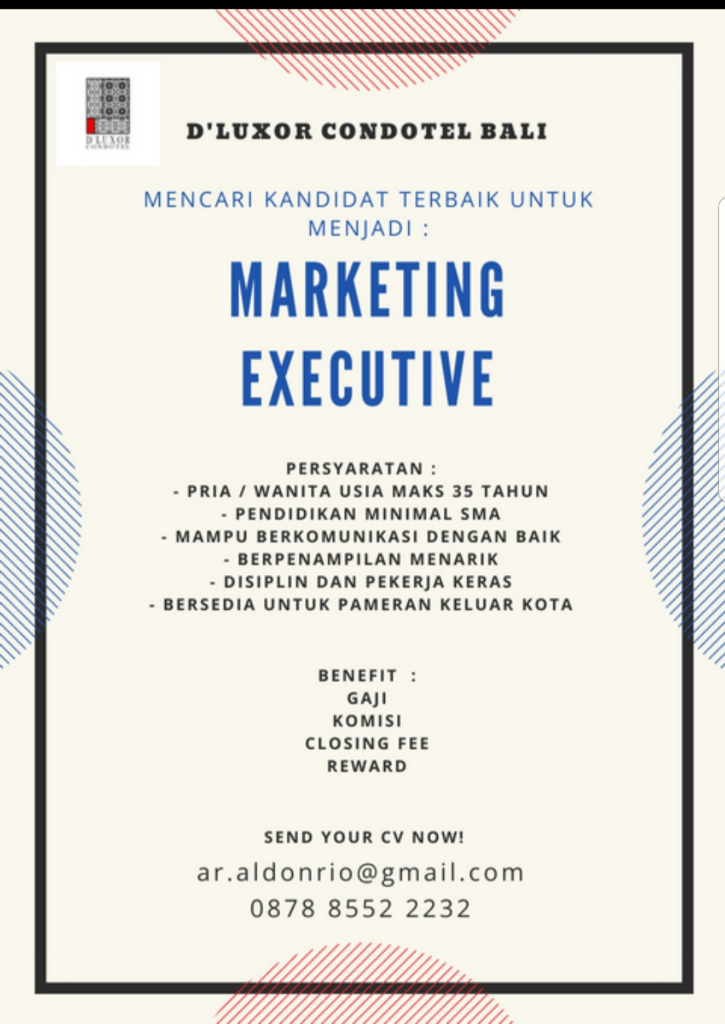 LOKER MARKETING EXECUTIVE JAKARTA