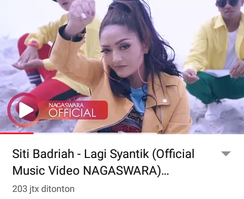 Tembus 200 juta views Siti Badriah Ciptakan Rekor.