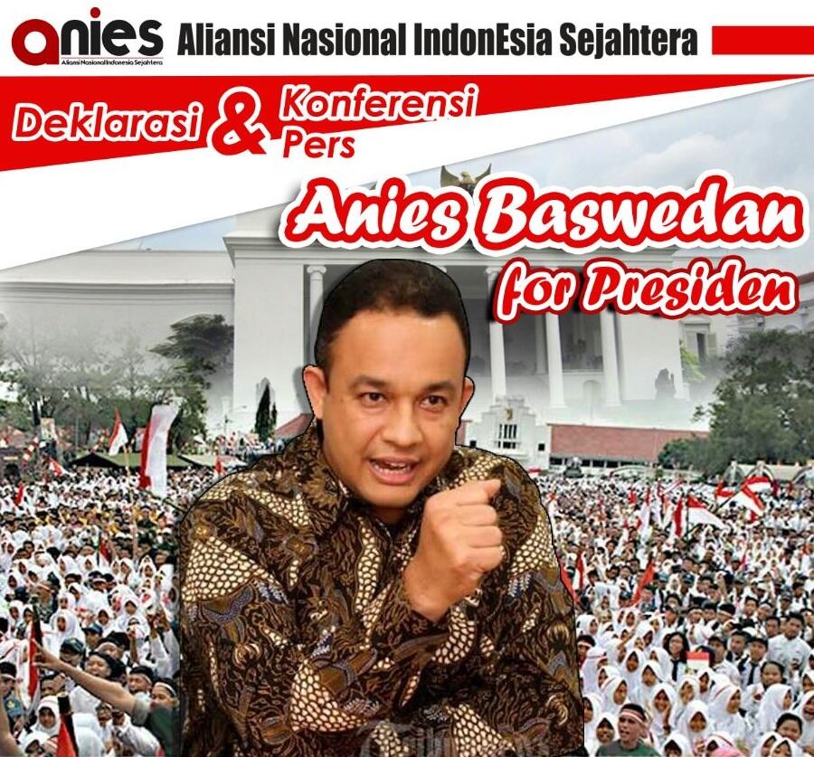 Brosur 'Anies for Presiden' Tersebar