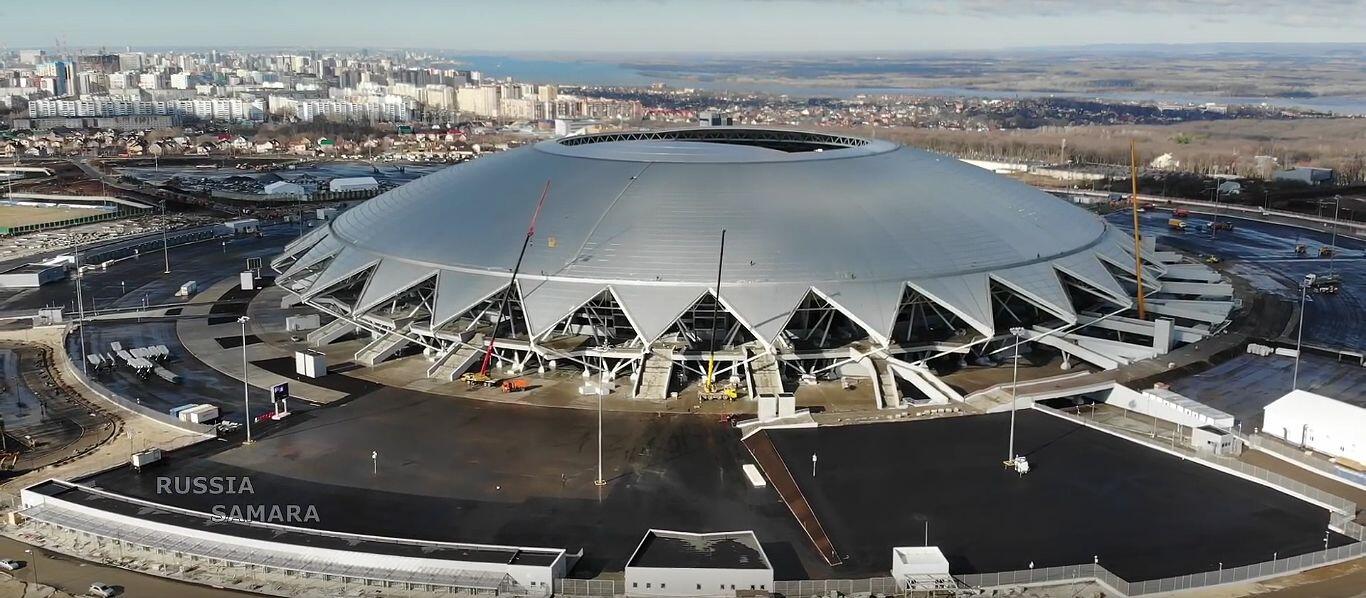 7 Spot Unik di Stadion Piala Dunia 2018, Ada Patung di Belakang Gawang