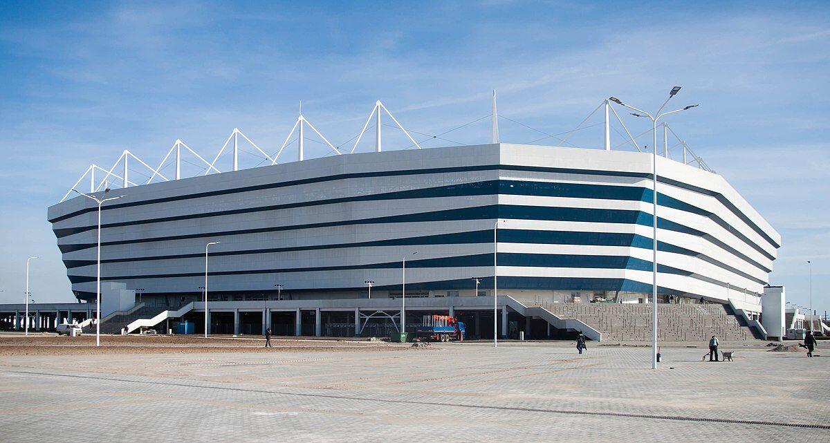 7 Spot Unik di Stadion Piala Dunia 2018, Ada Patung di Belakang Gawang