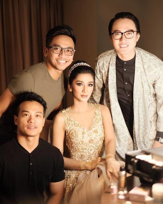 10 Riasan Pengantin & Tunangan Artis ala Bubah Alfian, Memesona Banget