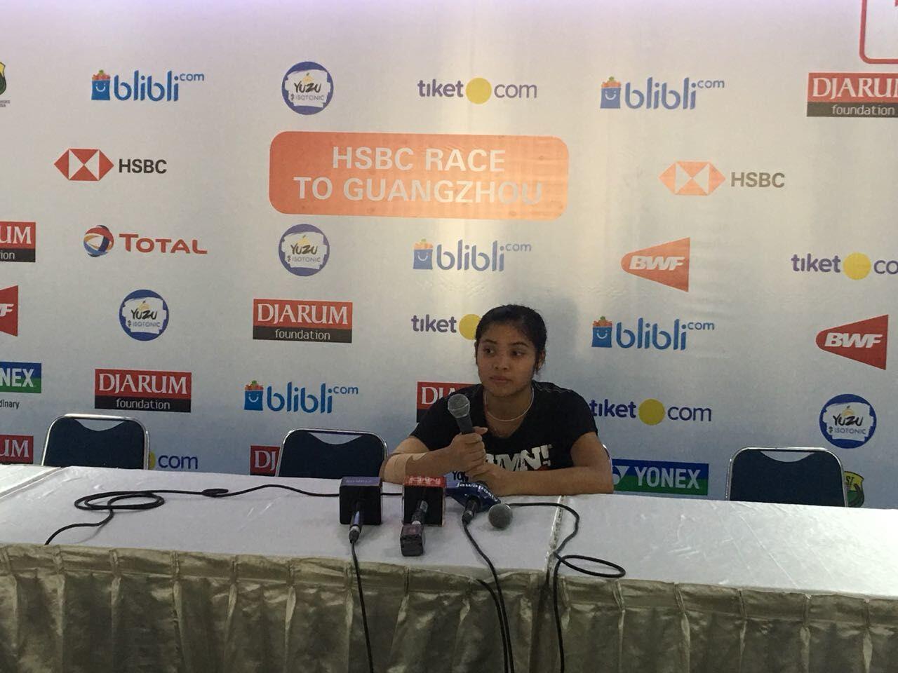 Kalah Lawan Ratchanok, Gregoria Koreksi Permainan Sendiri