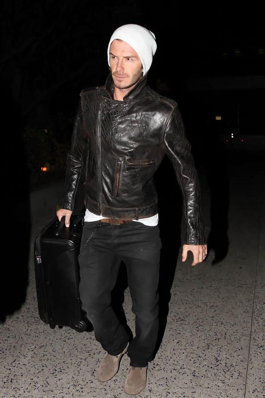 9 Tampilan Outfit Manly dengan Topi ala David Beckham