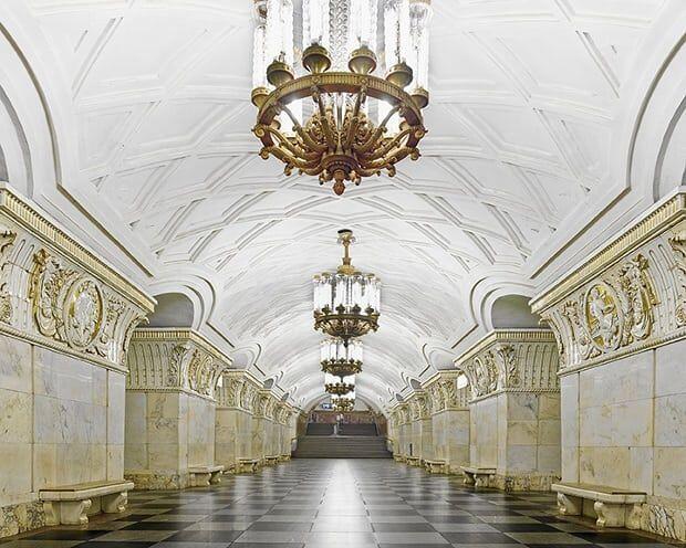 10 Potret Kemewahan Stasiun Metro Rusia, Tercantik Sedunia Lho