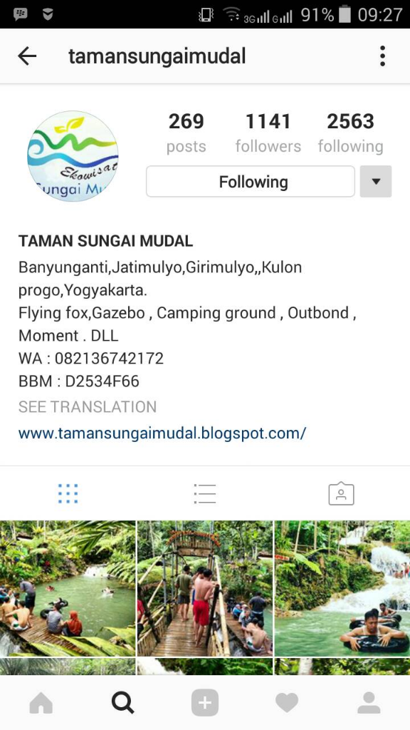 Taman Sungai Mudal Surganya Air Terjun Di Yogyakarta