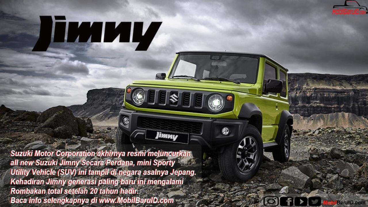 &#91;CEKIDOT&#93; Ini Dia Mobil all New Suzuki Jimny Yang ditunggu-tunggu 