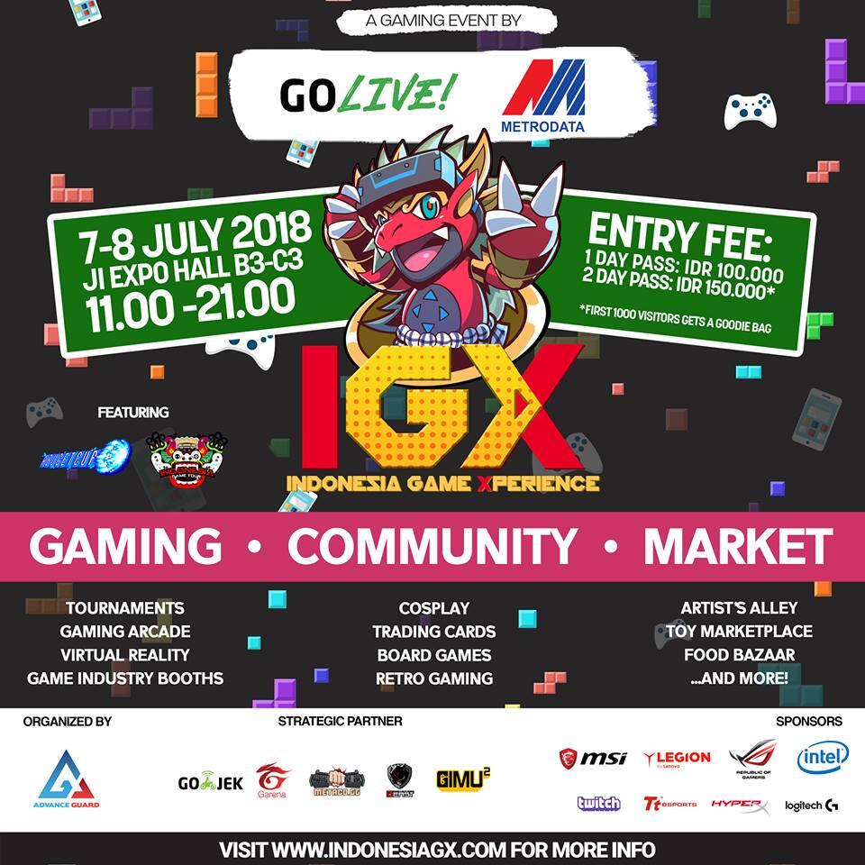 Habiskan weekend agan-agan di IGX 2018 Jakarta!