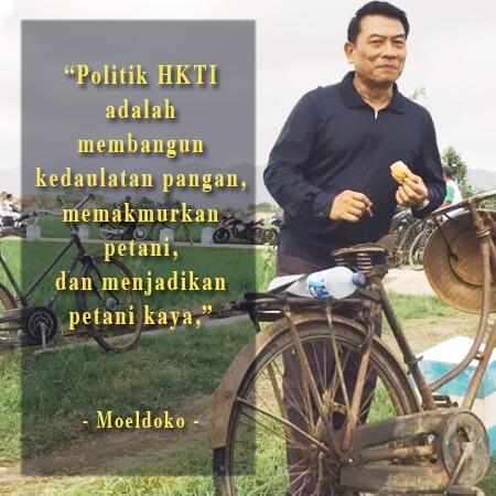 Moeldoko Bersama Petani Melalui HKTI