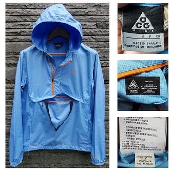 JAKET NIKE ACG CLIMAFIT PACKABLE CAGOULE|PATAGONIA SUPREME TNF ADIDAS UNIQLO ORIGINAL