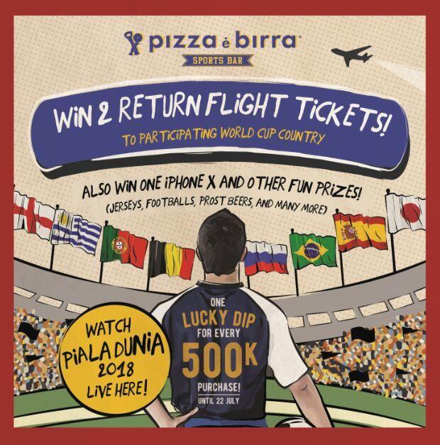 3 Alasan Kenapa Kamu Harus Nobar Piala Dunia di Pizza e Birra