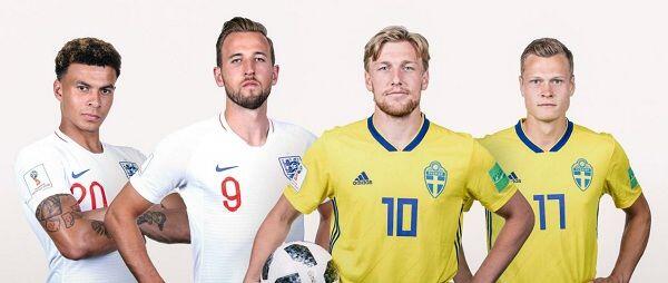 Head to Head Pertemuan Swedia Vs Inggris di Turnamen Besar