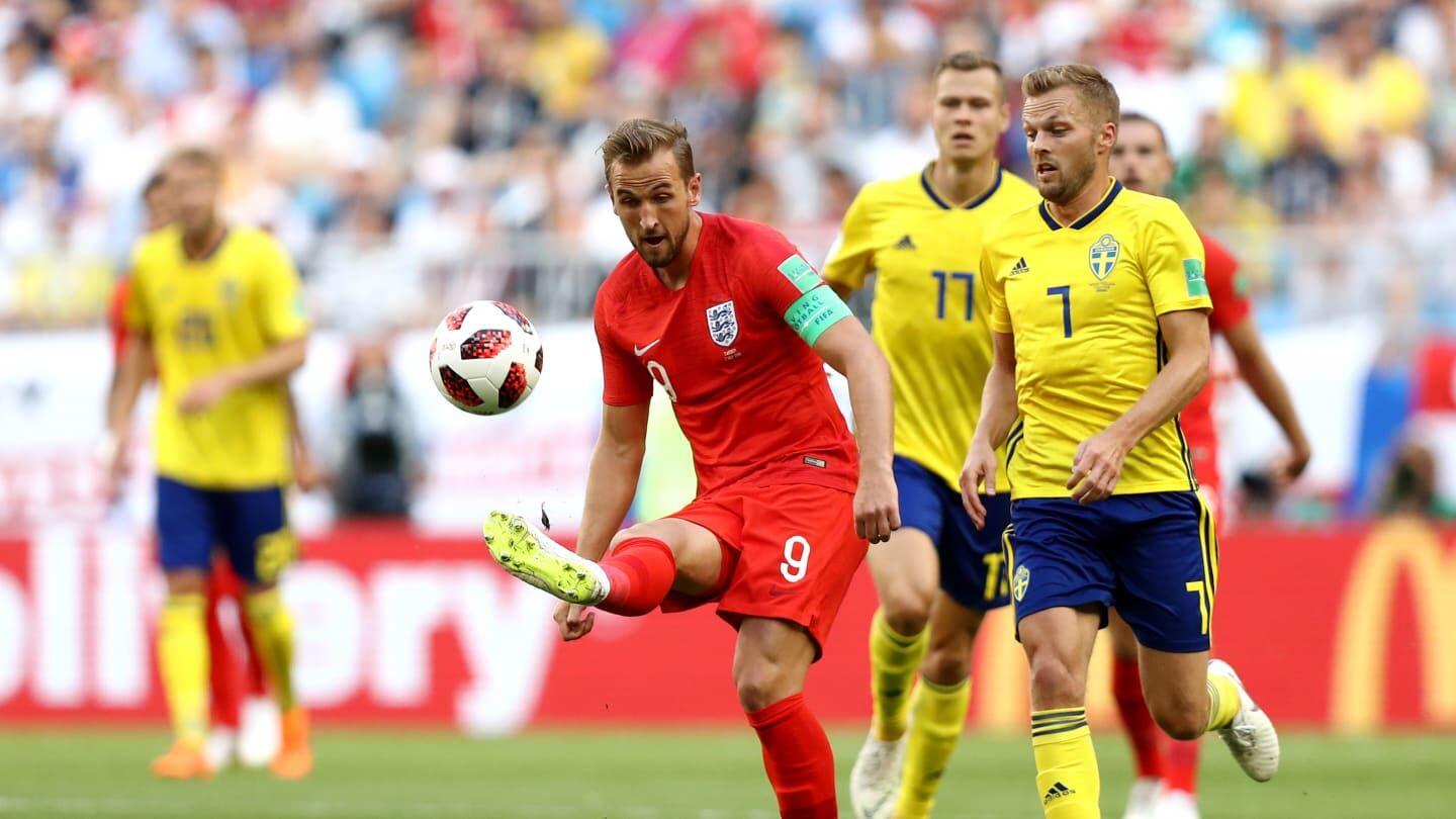 Babak Pertama: Inggris Sementara Unggul Atas Swedia dengan Skor 1-0
