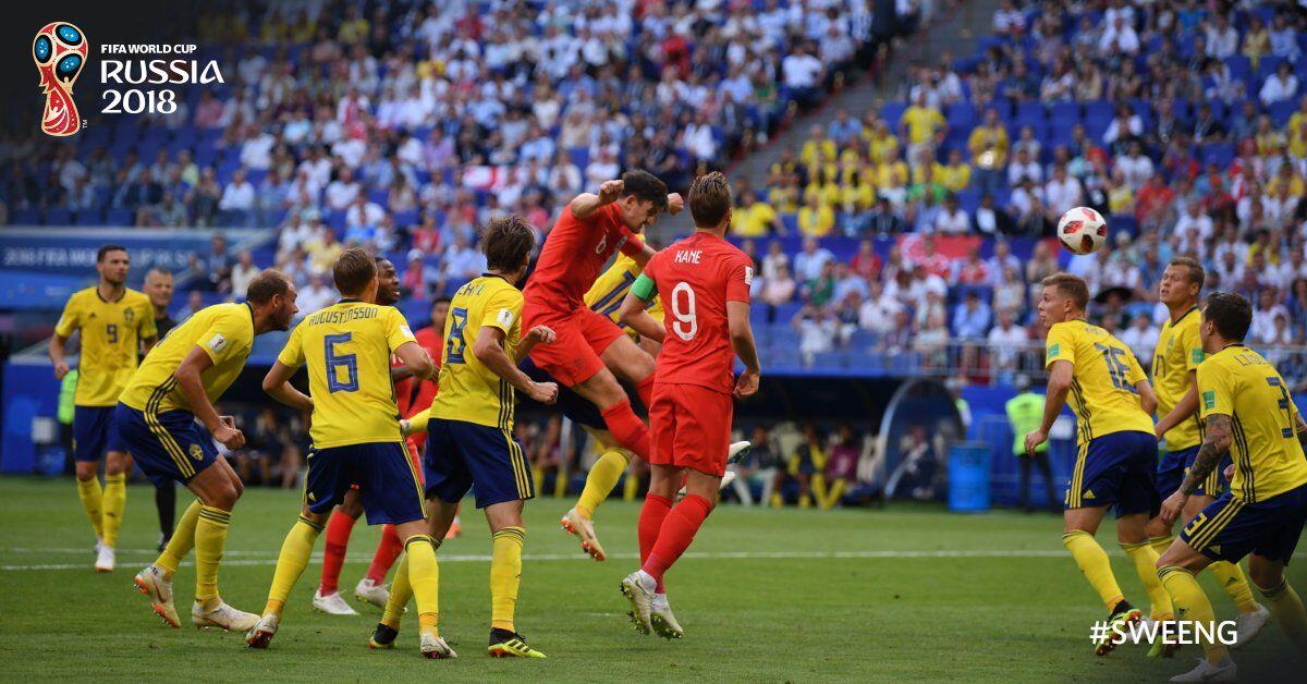 Babak Pertama: Inggris Sementara Unggul Atas Swedia dengan Skor 1-0