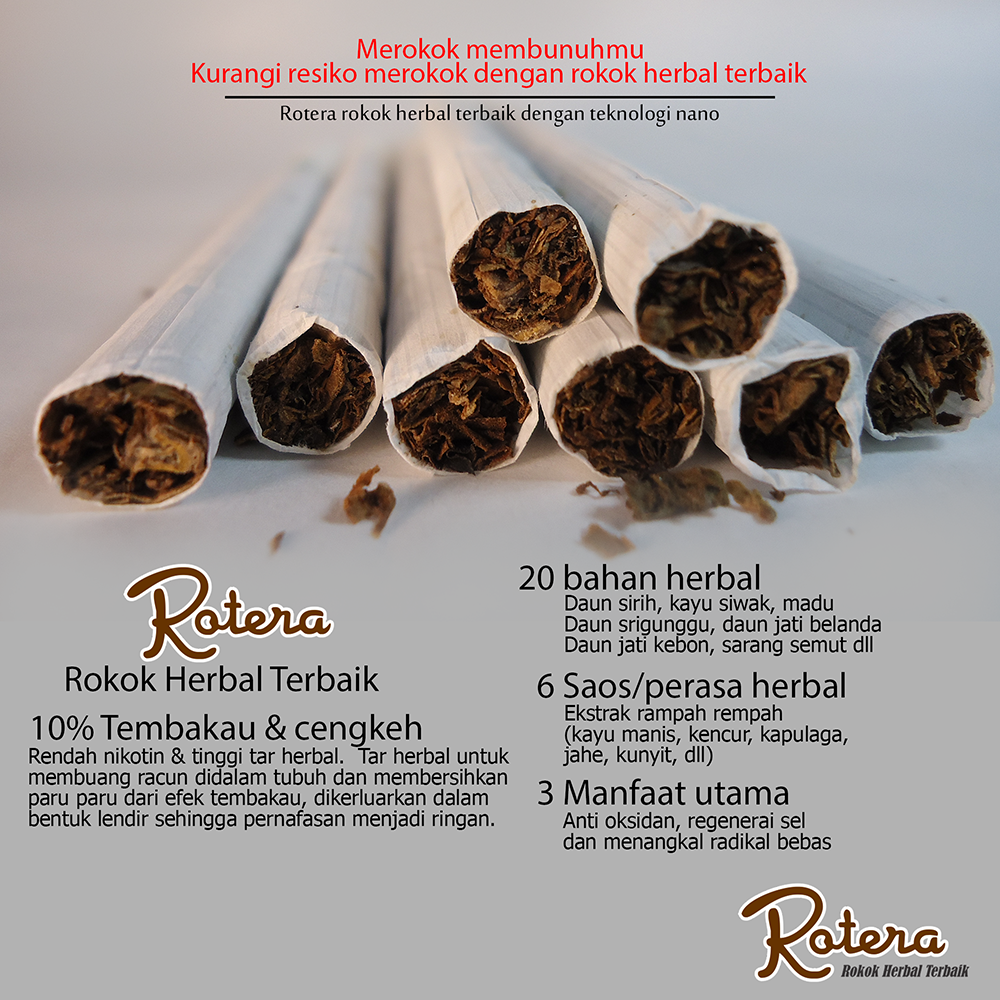 Bisnis jarigan rokok herbal Rotera