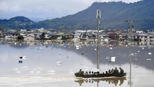 Banjir Landa Jepang, 49 Orang Tewas dan 48 Hilang