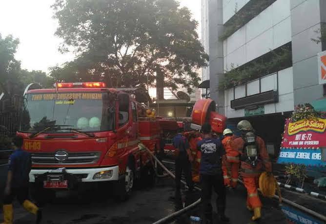 Empat Orang Tewas dalam Kebakaran di Gedung Kemenhub