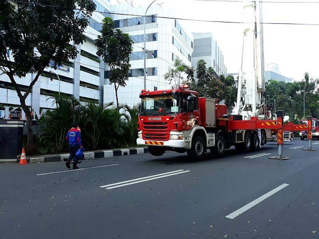 Empat Orang Tewas dalam Kebakaran di Gedung Kemenhub
