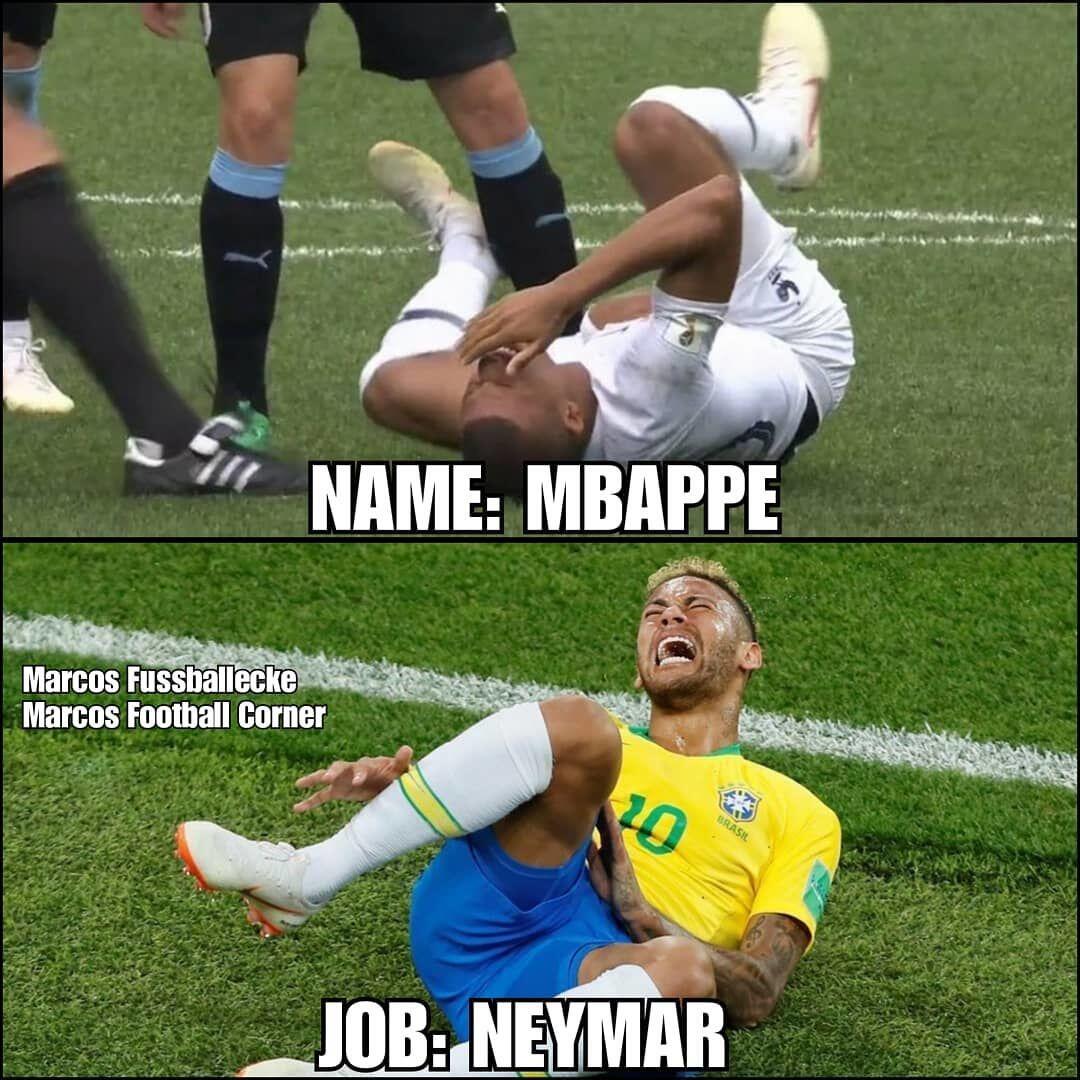 Ikutan Neymar 9 Meme Kylian Mbappe Sedang Diving Ini Bikin Getir