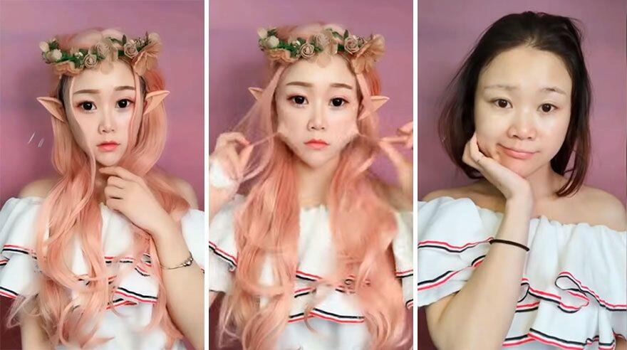 10 Foto Before dan After Make Up yang Mencengangkan, Bikin Melongo!