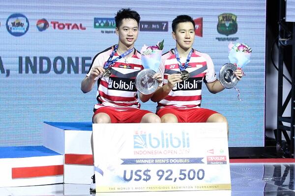 Satu Gelar Lagi, Marcus/Kevin Sapu Bersih BWF World Tour Super 1000
