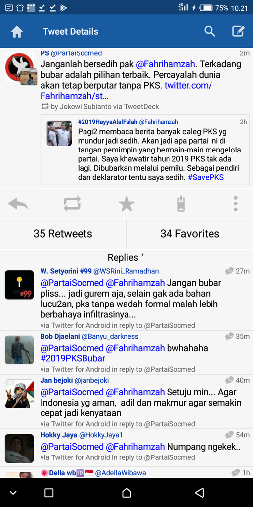 Fahri Hamzah Khawatir PKS Tak Ada Lagi Tahun 2019