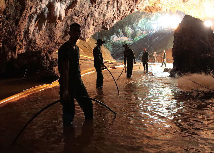 4 Selamat, 9 masih terjebak di gua Thailand