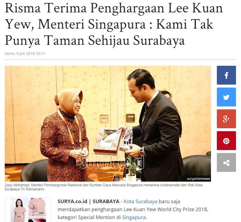 Sandi Diskusi Tata Kota dengan Wali Kota Rotterdam di Singapura