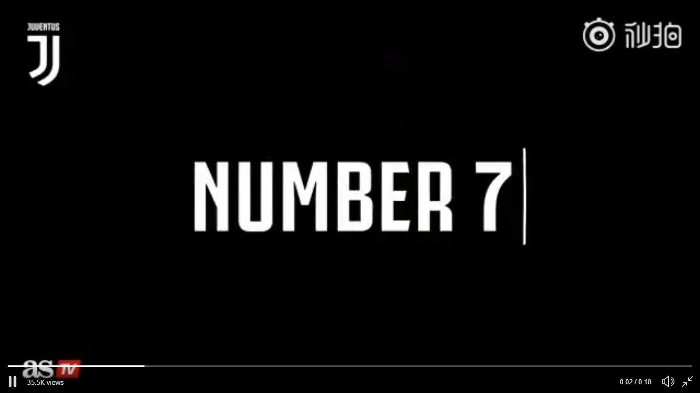 Video Teaser Pemain Nomor Punggung 7 Juventus Beredar