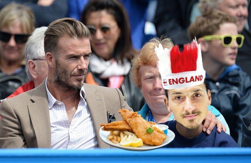 Kocak! Kalah Taruhan dari Beckham, Wajah Polos Ibra Malah Jadi Meme