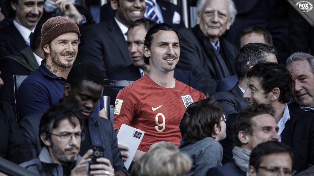 Kocak! Kalah Taruhan dari Beckham, Wajah Polos Ibra Malah Jadi Meme