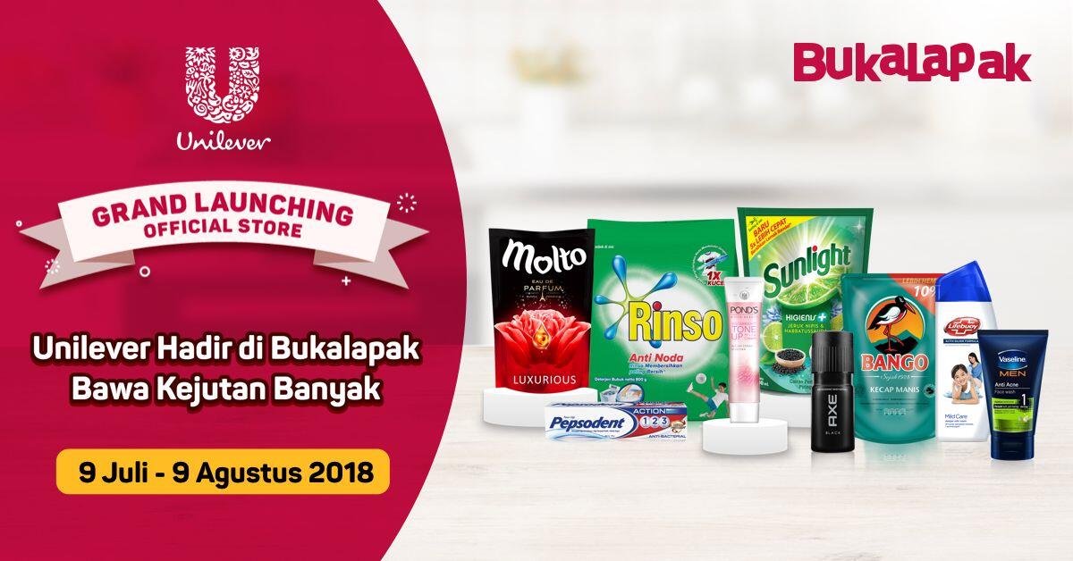 Gabung Bukalapak, Unilever Indonesia Berikan Banyak Diskon Khusus