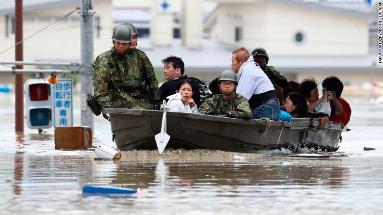 Banjir di Jepang, 100 Orang Sejauh Ini Dikabarkan Meninggal
