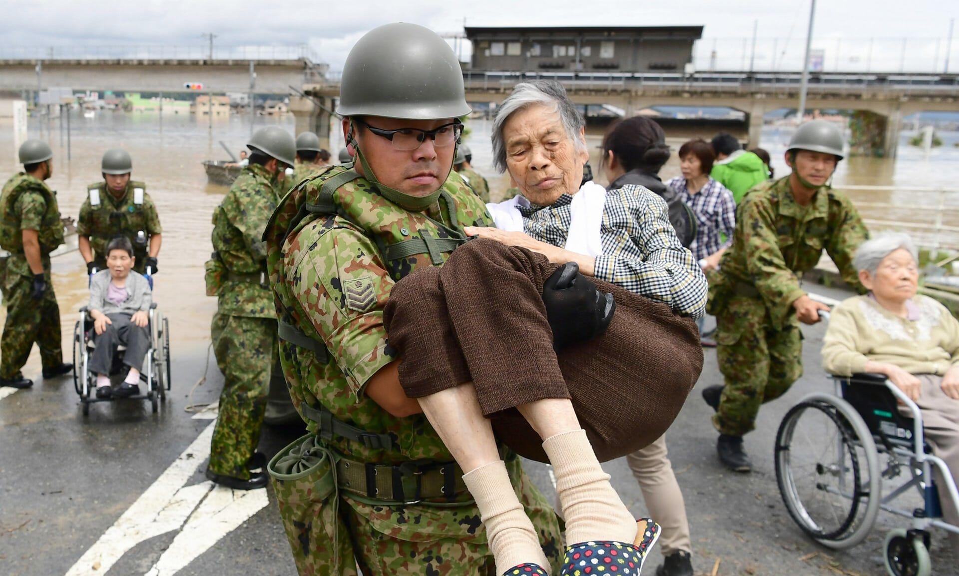 Banjir di Jepang, 100 Orang Sejauh Ini Dikabarkan Meninggal
