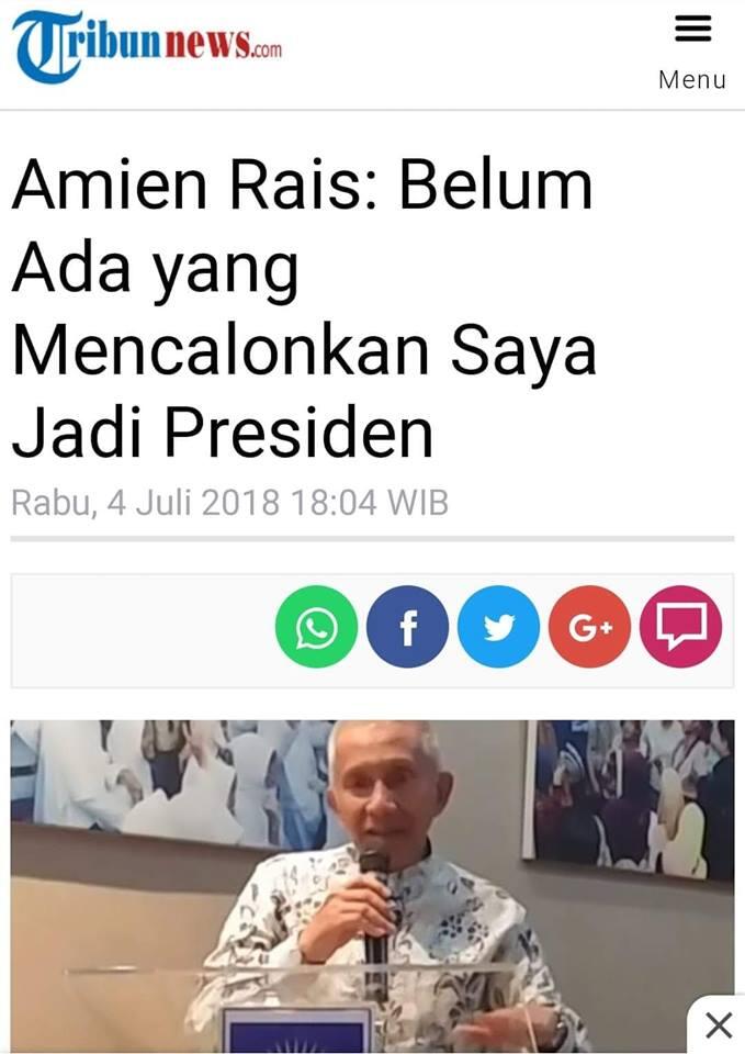 ANEKDOT DENGKUL AMIEN RAIS