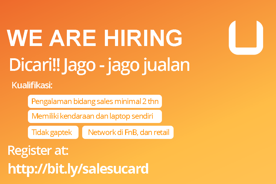 Dicari jagoan-jagoan jualan