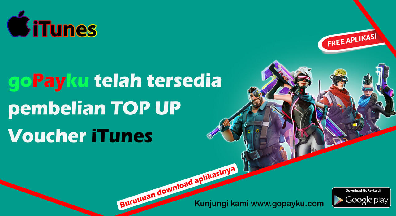 TOP UP iTunes LEBIH MUDAH DENGAN APLIKASI GOPAYKU