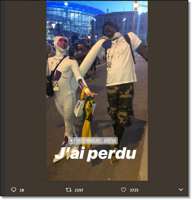#SundulDunia Indahnya Kebersamaan Fans Dua Tim Peserta Piala Dunia 2018