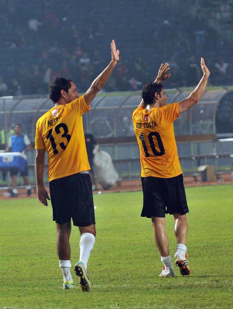 Football Legend. Alessandro Nesta, Gattuso, Rui Costa, Luis Figo, dll