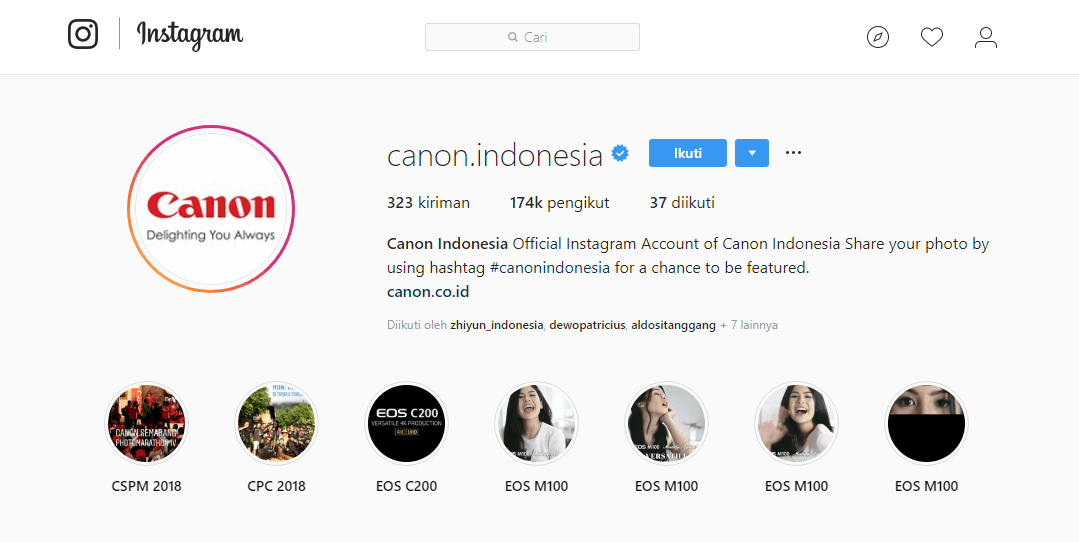 Promo Menarik Diberikan Canon dan Datascrip Selama Asian Games 2018