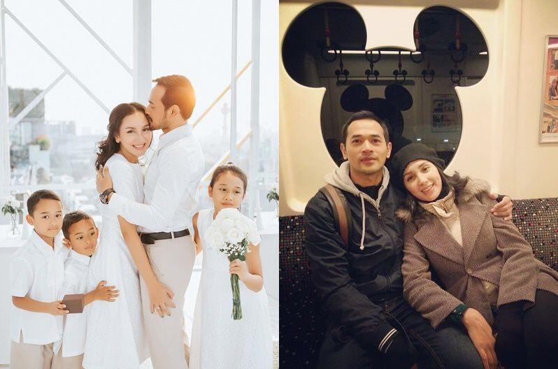 10 Tahun Menikah, Ini 10 Potret Harmonis Keluarga Oka Antara