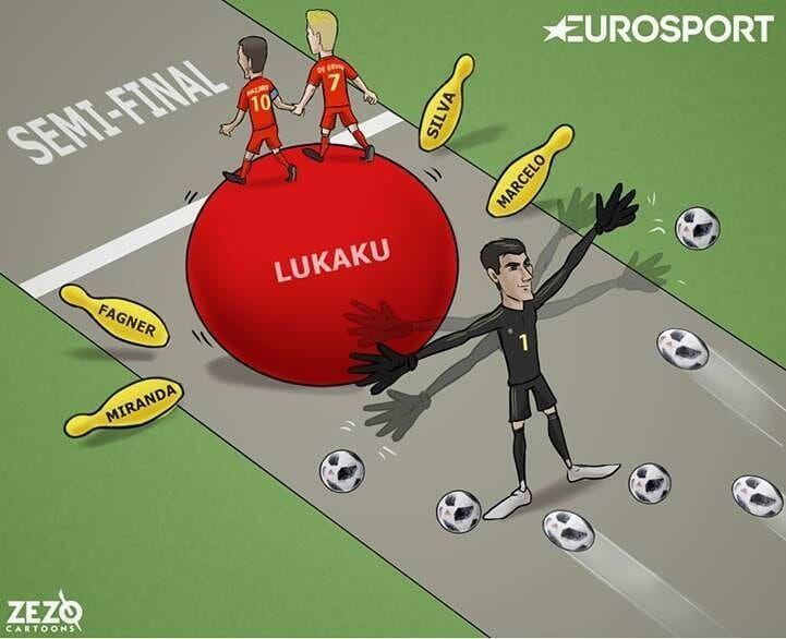14 Ilustrasi Ini Bukti Bahwa Belgia Bikin Pemain Brasil Kebingungan